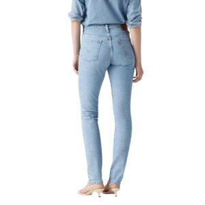 Levi's Premium 501® Skinny Jeans Tango Light Blue Distressed Big E Button Fly 25